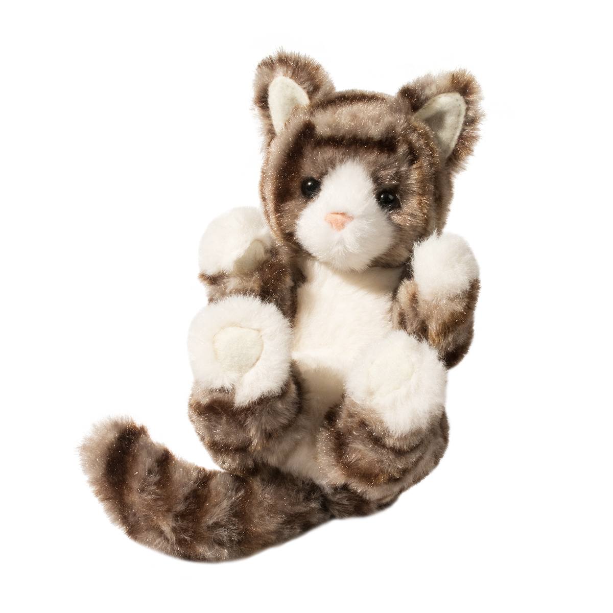 Lil' Baby Gray Striped Plush Cat