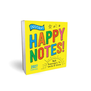 2027 Instant Happy Notes Boxed Desk Calendar
