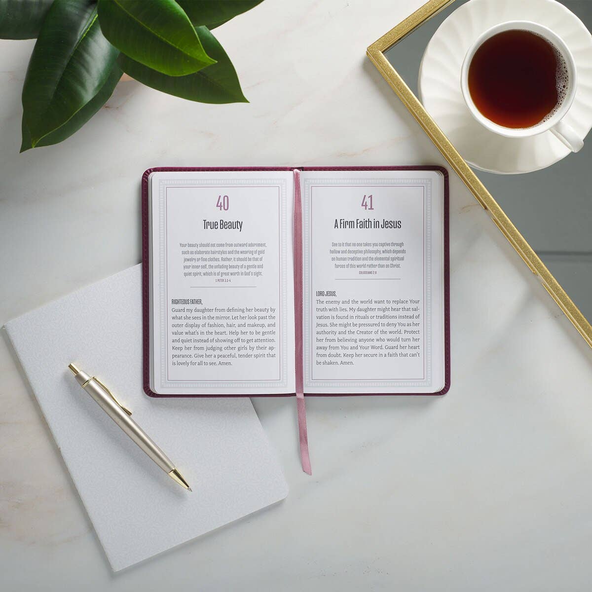 Gift Book 101 Prayers for My Daughter Faux Leather