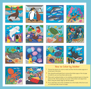 My First Color-by-Sticker Book - At the Aquarium