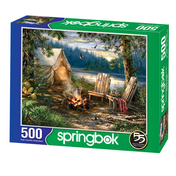 Evening At The Lake 500 Piece Jigsaw Puzzle