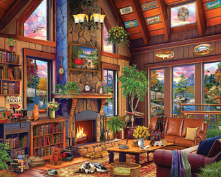 Wilderness Cabin 1000-Piece Jigsaw Puzzle