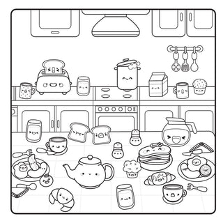 Cozy Coloring: Food & Snacks | Mindful Coloring Book for Kids