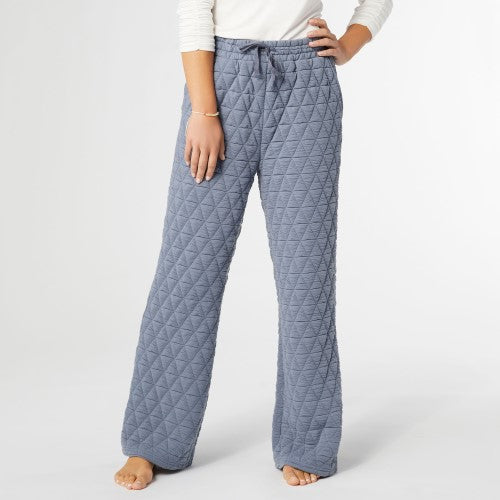 Quilted Pants w/ Drawstring Waist