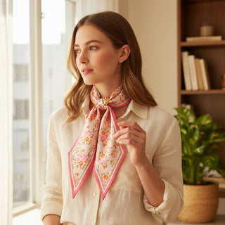 Twirl & Tie Scarf Accessory–Endless Daydream Cream