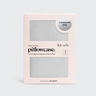 Satin Pillowcase - Silver