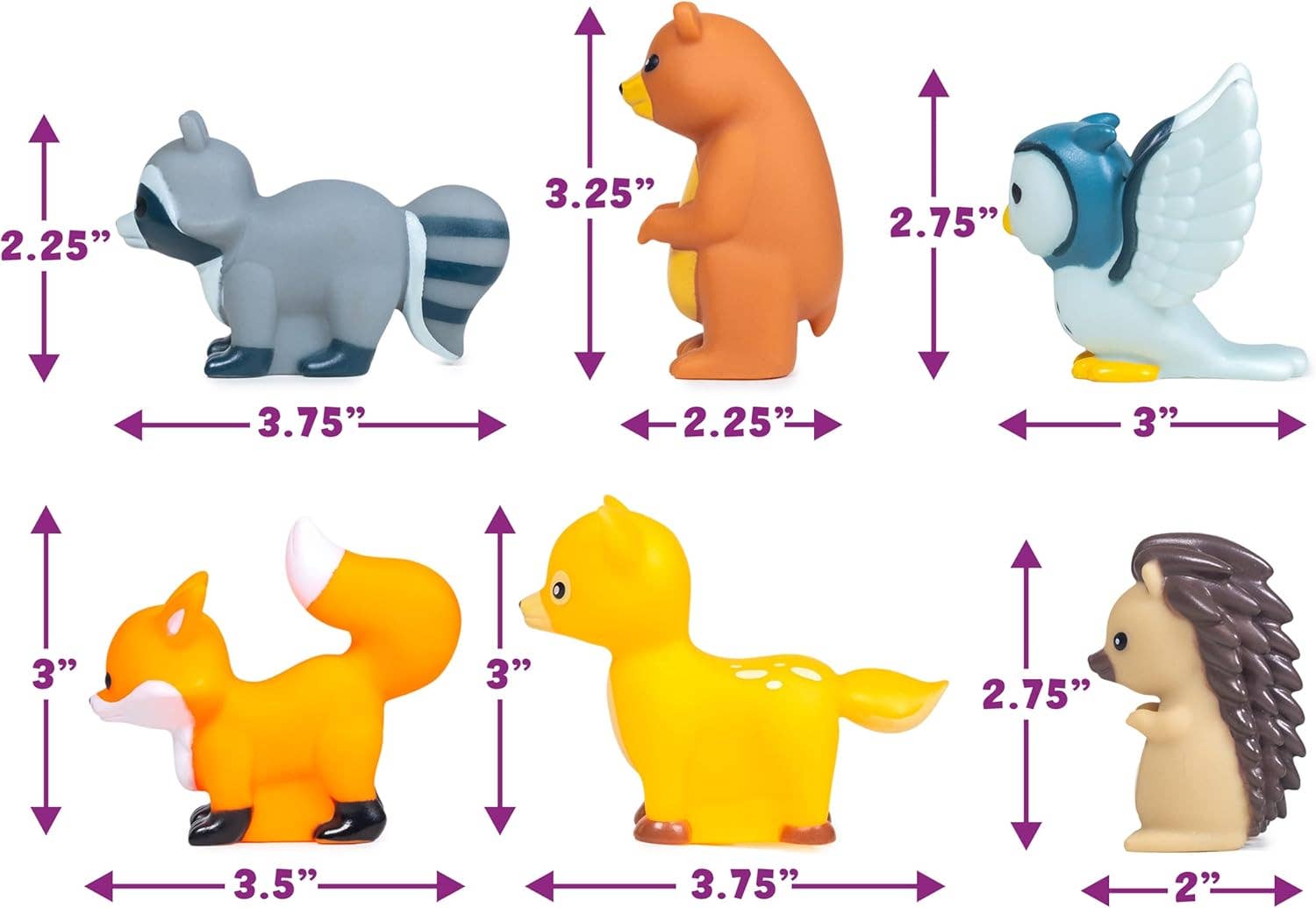 Tub Works® Woodland™ Mold Free Bath Toys