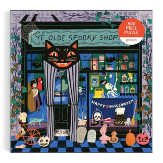 Ye Olde Spooky Shoppe 500 Piece Halloween Puzzle