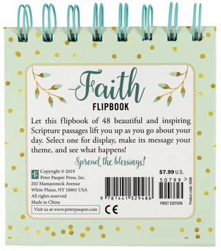 Faith Desktop Flipbook – Inspirational Scripture Verses