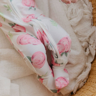 Copper Pearl Grace Zip-Up Footie Pajama