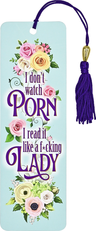 Don't Watch Porn Beaded Funny Bookmark