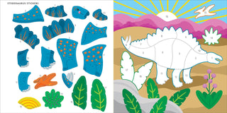 Dinosaurs My First Color by Sticker Book