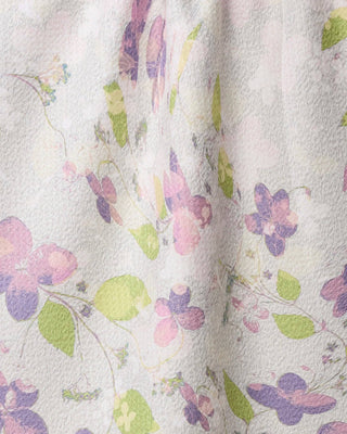 Geometry Ophelia Garden Tea Towel – Violet Floral Kitchen Towel