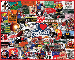 I Love Football 1000-Piece Jigsaw Puzzle
