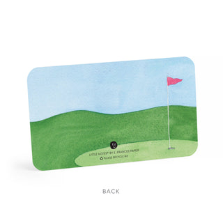 Golf Tee Little Notes®