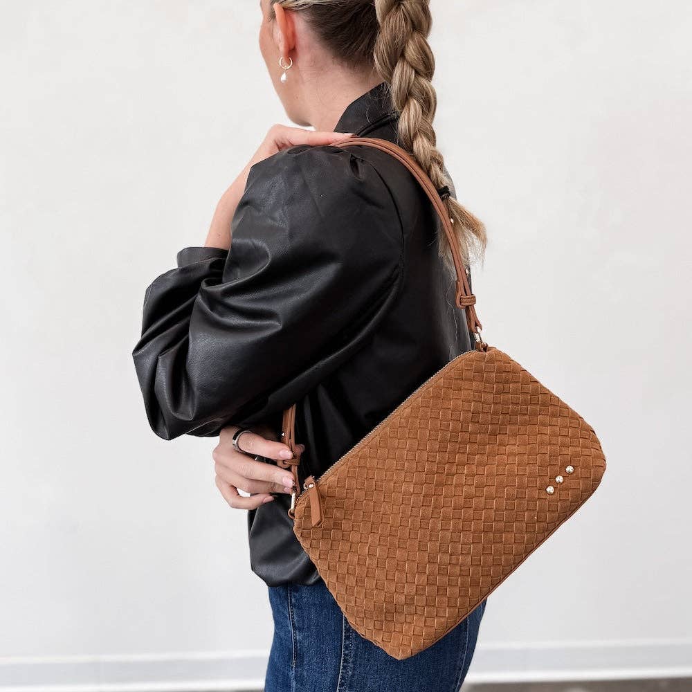 Suede Harper Hobo Shoulder Bag