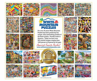 Winter Book Haven 1000-Piece Jigsaw Puzzle