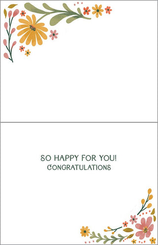You're Engaged Congratulations Greeting Card | Gina B Designs