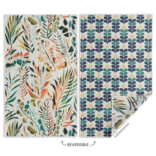 Colorful Leaves Microfiber Kitchen Dish Towel