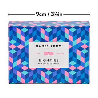 Games Room Eighties Pop Culture Trivia Card Game