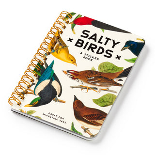 Brass Monkey Salty Birds Sticker Book | Vintage Bird Stickers