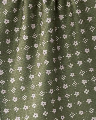 Geometry Green Gables Tea Towel | Botanical Kitchen Towel
