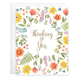 With Scripture Thinking of You Greeting Card - Ferns & Flwrs