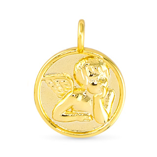 Gold Angel Pendant Necklace Charm