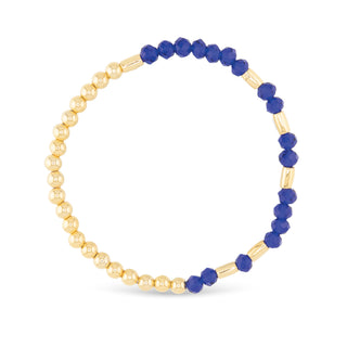 Best Friend Morse Code Stretch Bracelet, 18K Gold-Dipped