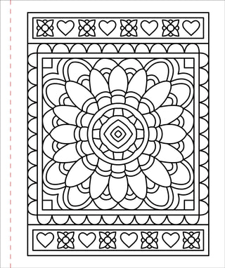 Large Print Coloring Book -  Color Me Calm