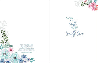 With Scripture Thinking of You Greeting Card - Hopeful Flwrs