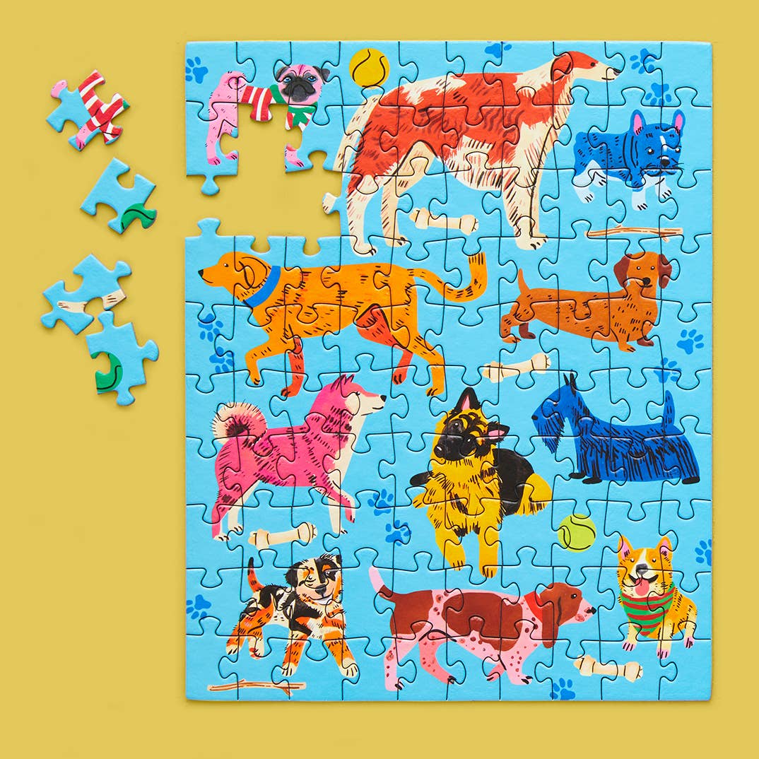 Pooches Playtime 100 Piece Puzzle Snax