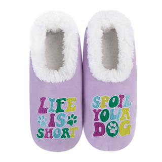 Spoil Your Dog Women's Snoozies Slippers FINAL SALE