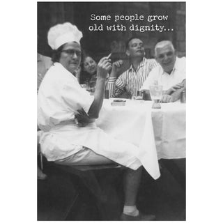 Grow Old Greeting Card - Birthday