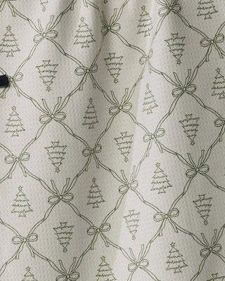 Geometry Cedar Bows Luxe Kitchen Towel