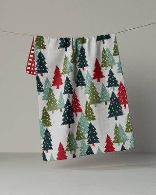Geometry Pine Parade Luxe Kitchen Towel