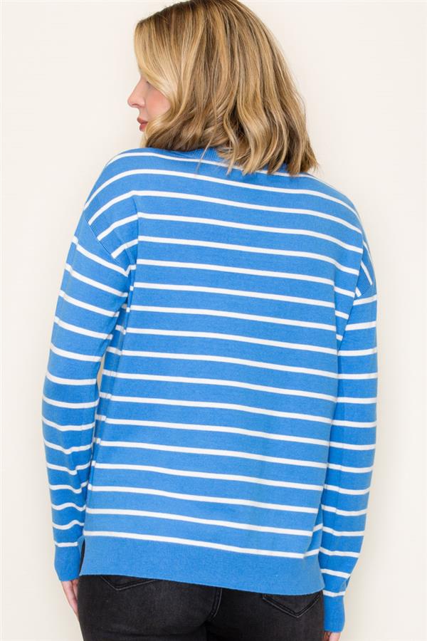 Striped Long Sleeve Sweater