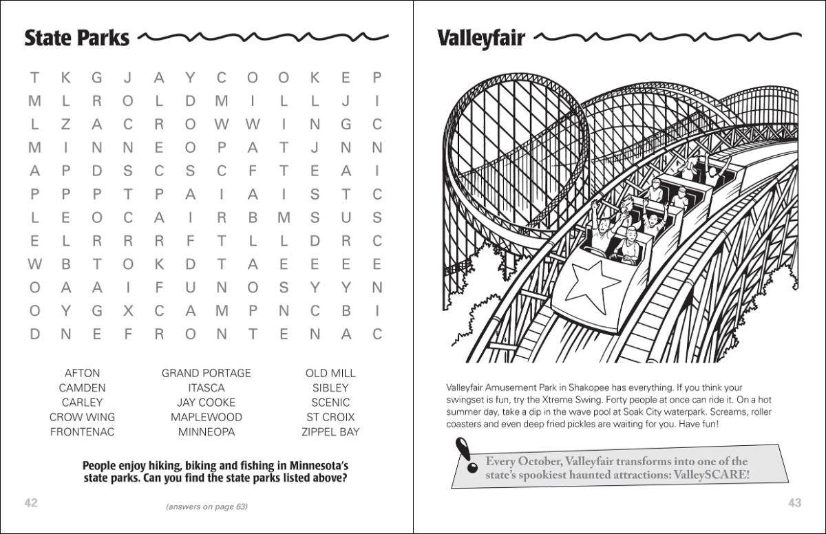 Minnesota Activity Book