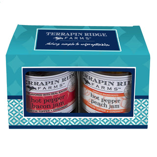 Terrapin Ridge Farms Jam Gift Set - Hot Pepper Bacon & Hot Pepper Peach