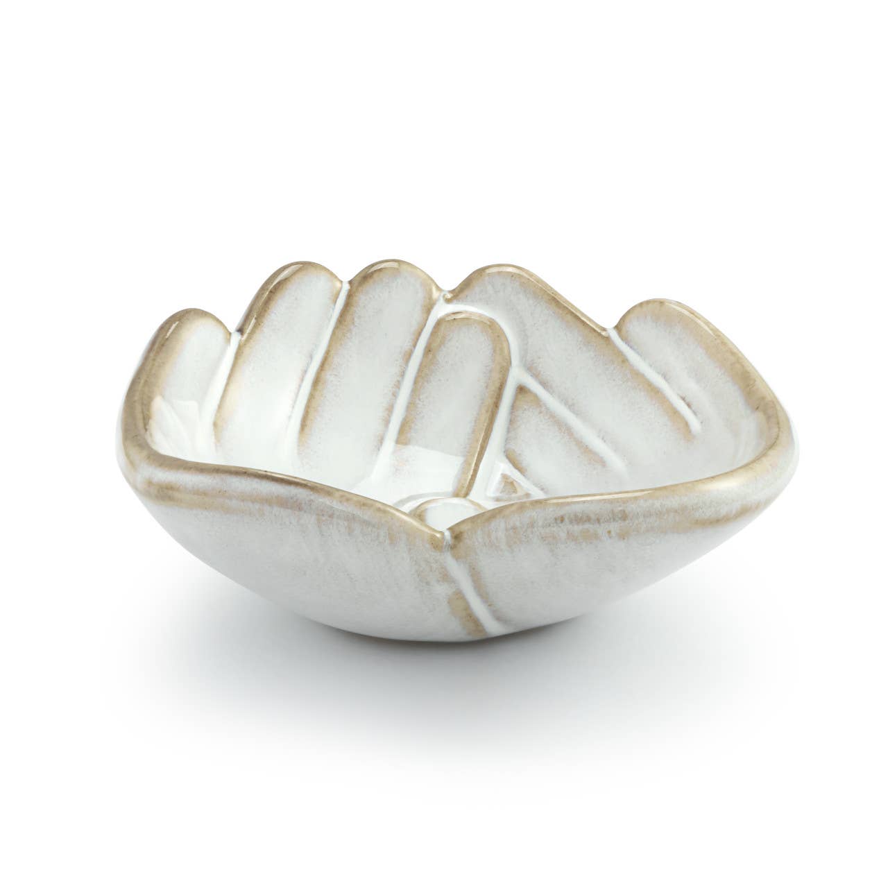 Hand in Hand Together Ceramic Trinket Dish 4x4