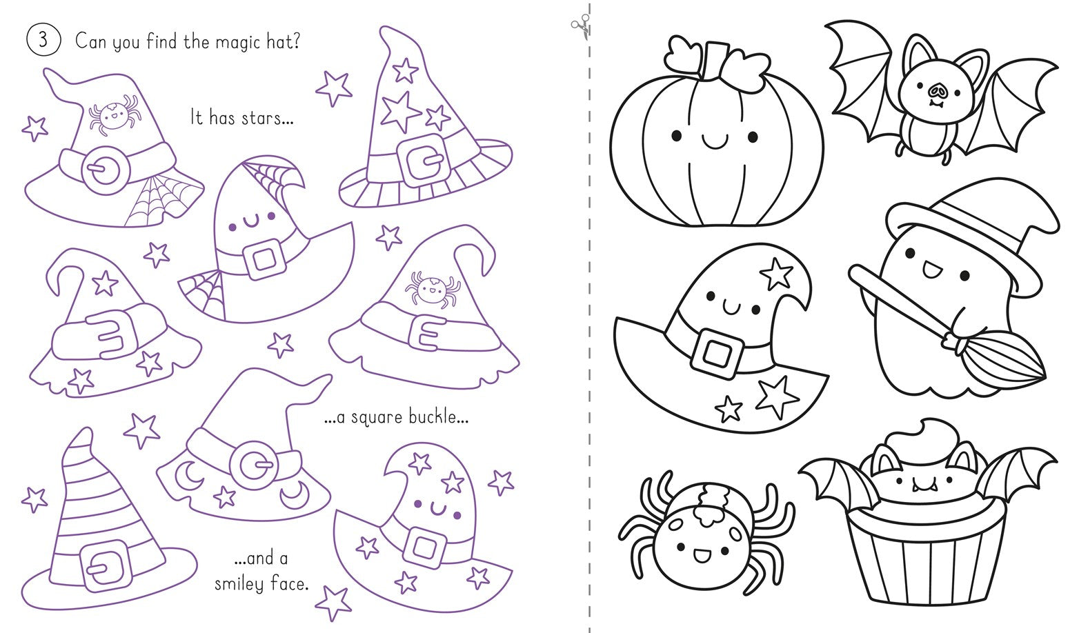 Cute Halloween Window Art Book by Usborne