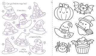 Cute Halloween Window Art Book by Usborne