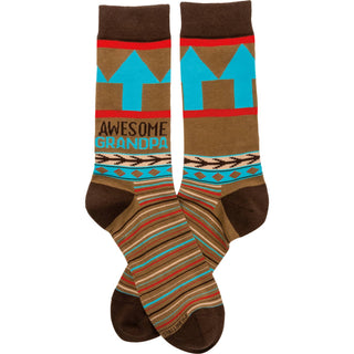 * Awesome Grandpa Socks