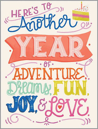 Birthday Greeting Card - Another Year