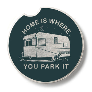 Park It Absorbent Stone Car Coaster 1pk