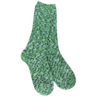 Weekend Ragg Crew Socks Lucky Green
