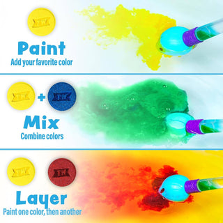 Tub Works Bath Color Brush Kids Bath Bomb Set