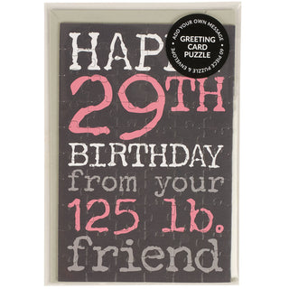 Happy Birthday Puzzle Card