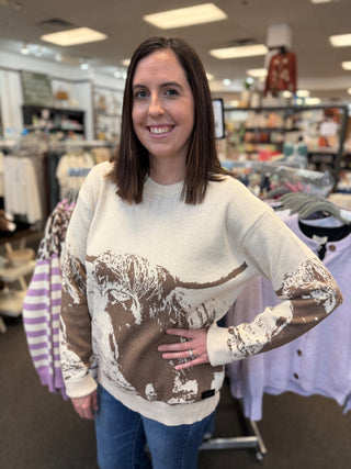 Waggle Highlander Wildknit Crewneck Sweater
