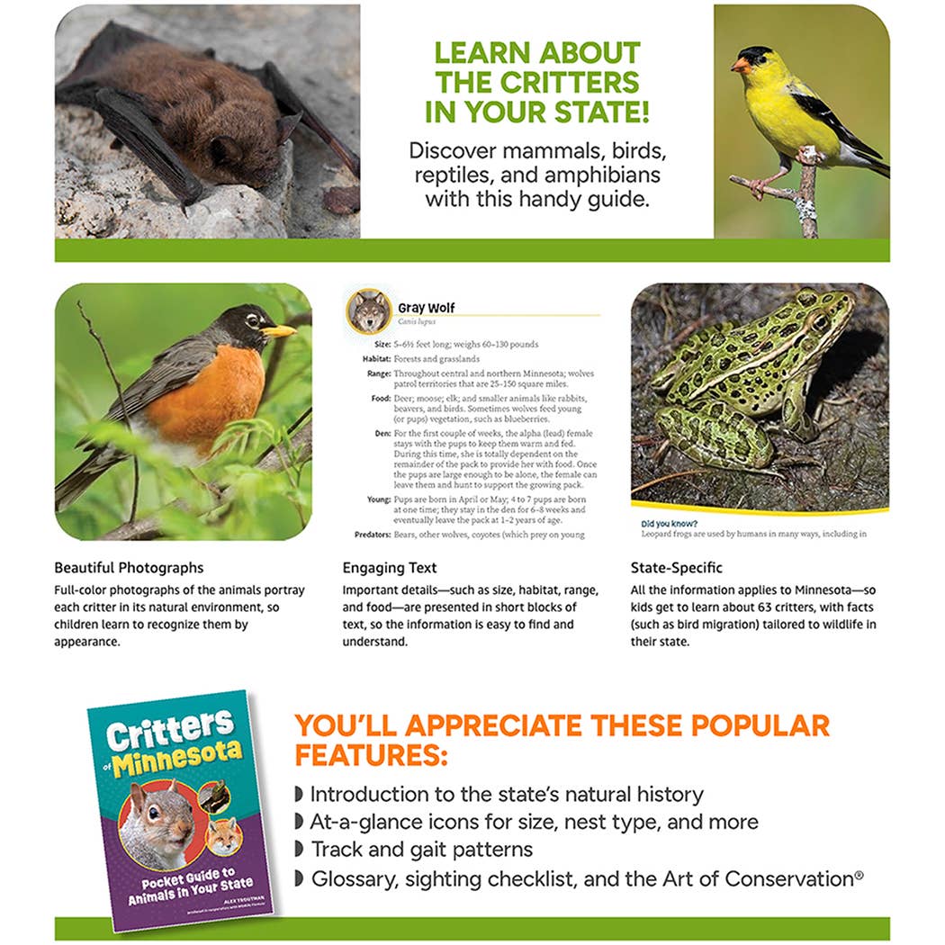 Critters of Minnesota Pocket Guide